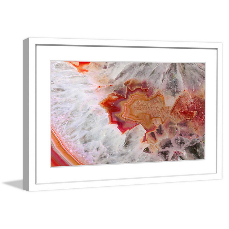 « sable layers », reproduction d’art encadrée, H 24 po x l 36 po x P 1,5 po