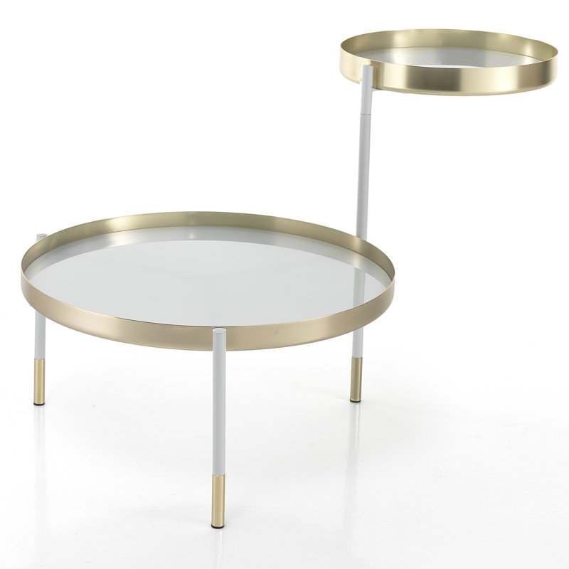 Neely Three Leg Coffee Table with Storage