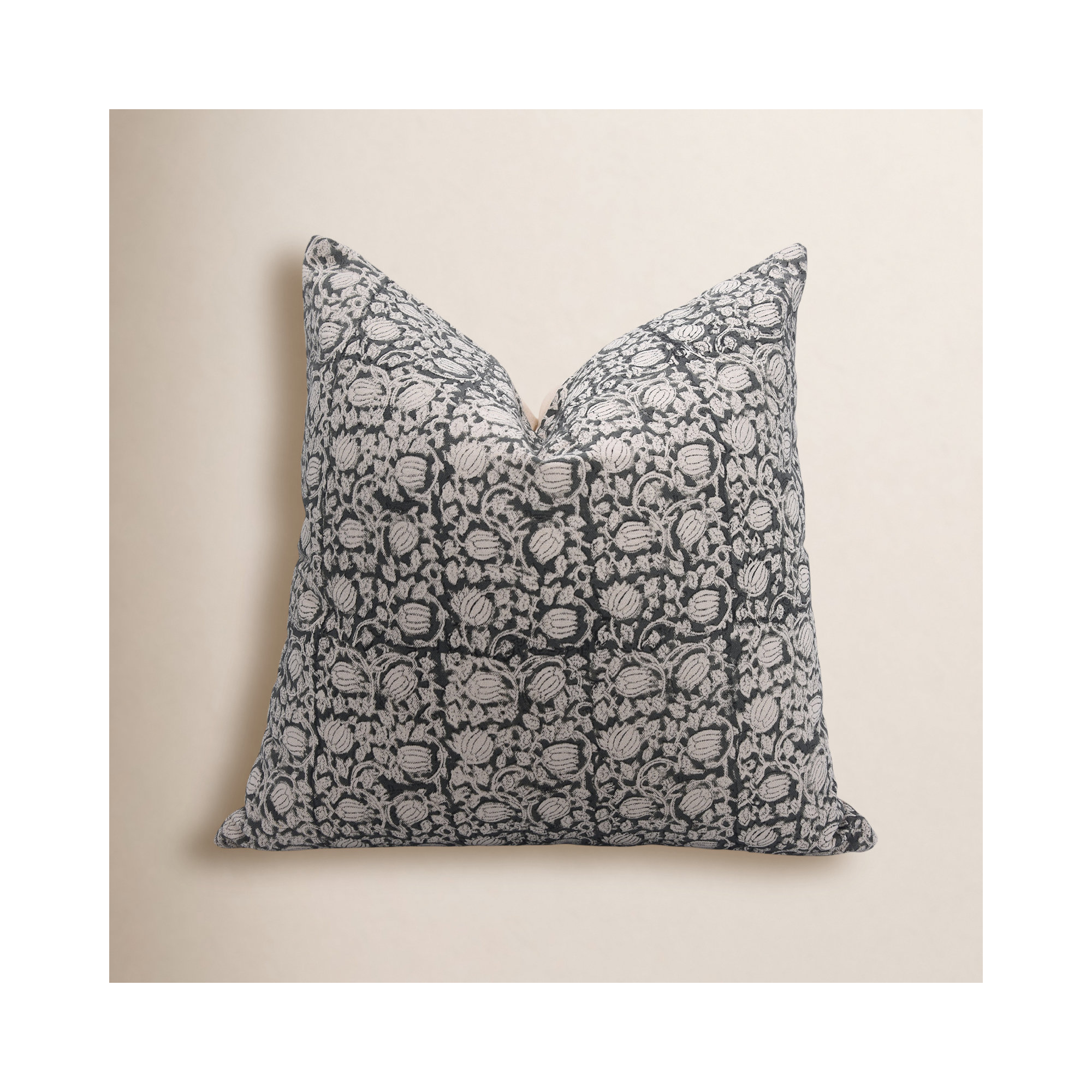 Wilkes Cotton Indoor/Outdoor Pillow Cover, 24" x 24"