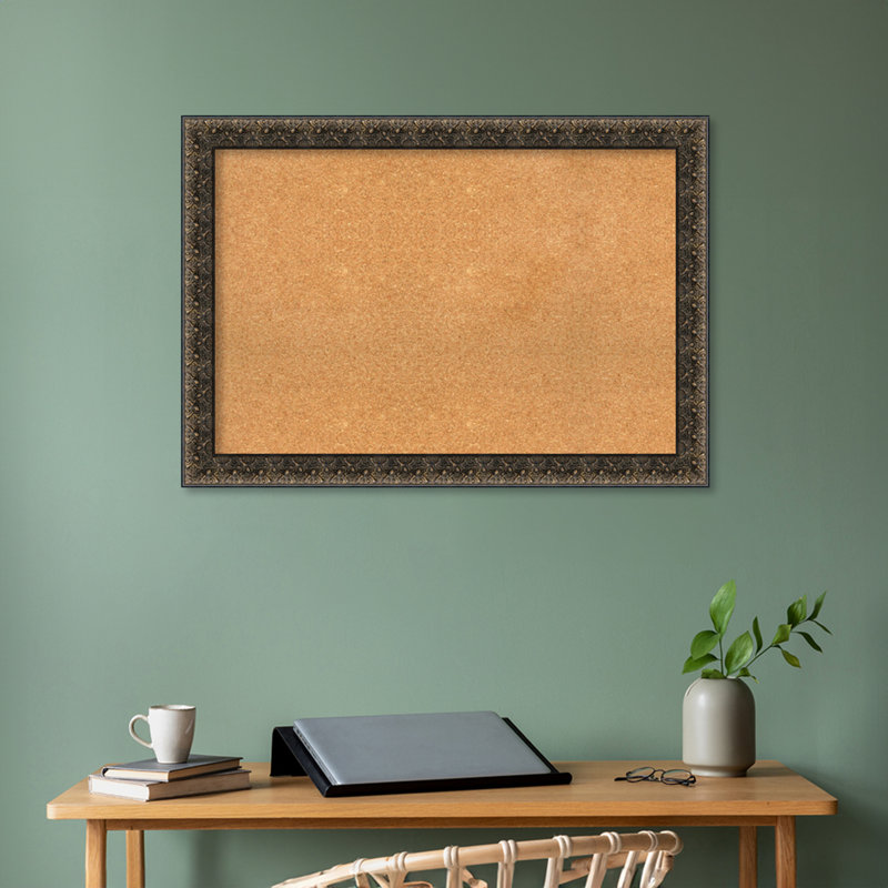 Intaglio Wall Cork Small Bulletin Board