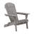 Foldable Outdoor Adirondack Chair Set Of 2 With Pre-Assembled Backrest