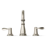 Bellera Widespread Bathroom Sink Faucet, Three-Hole Bathroom Faucet with Clicker Drain, 1.0 GPM