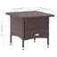 Cai Square Wood Metal Outdoor Coffee Table , 50cm cm W 50cm cm D