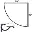 Tablette d'angle en verre-1974771594