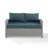 55'' Wide Metal Loveseat with Cushions-795724439-767976374