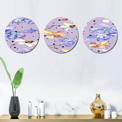 Abstract Wall Decor on Metal