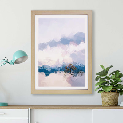 Lone Tree In New Zealand - Single Picture Frame Print