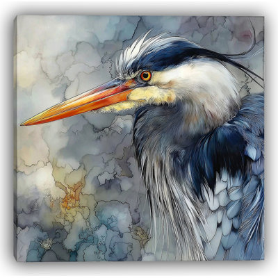 Art mural majestueux Heron Gaze