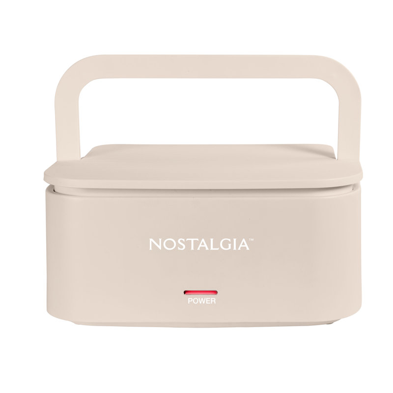 Nostalgia 32 Oz. Portable Heated Lunch Box, Oatmeal