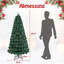 Lighted Artificial Pine Christmas Tree-486036366