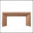 62" Modern Rustic Console Table – Solid-Look Engineered Wood Entryway Table