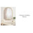 Scalloped Arch Wall Mirror-120420967