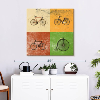«Vélo Evolution», reproduction sur toile