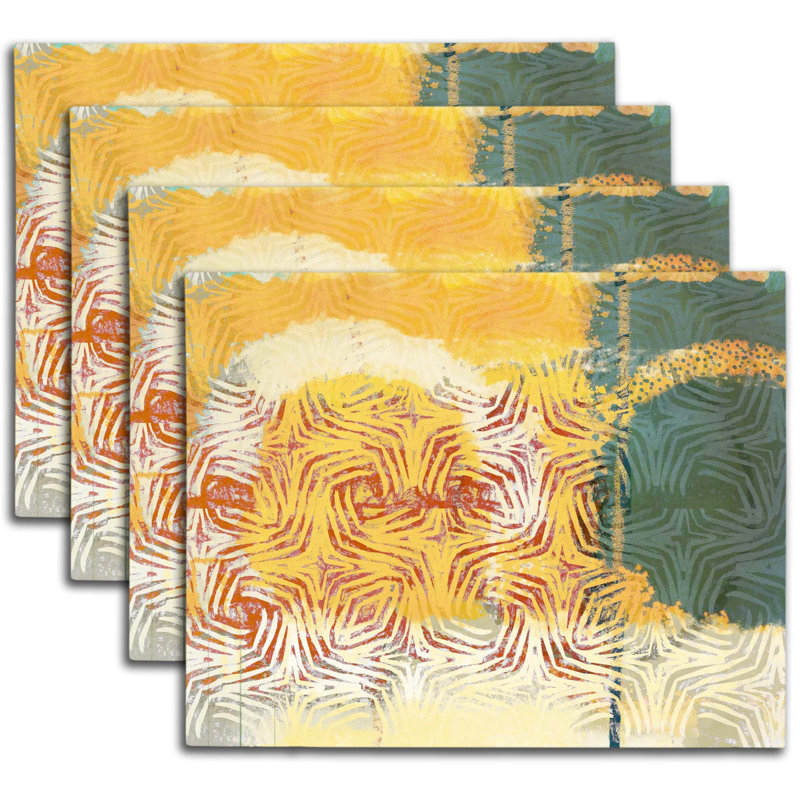 Napperon abstrait en polyester