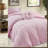 Romantic Pink Twin/twin Xl Bedding Sets, Lightweight Microfiber With Layered Ruffle Design