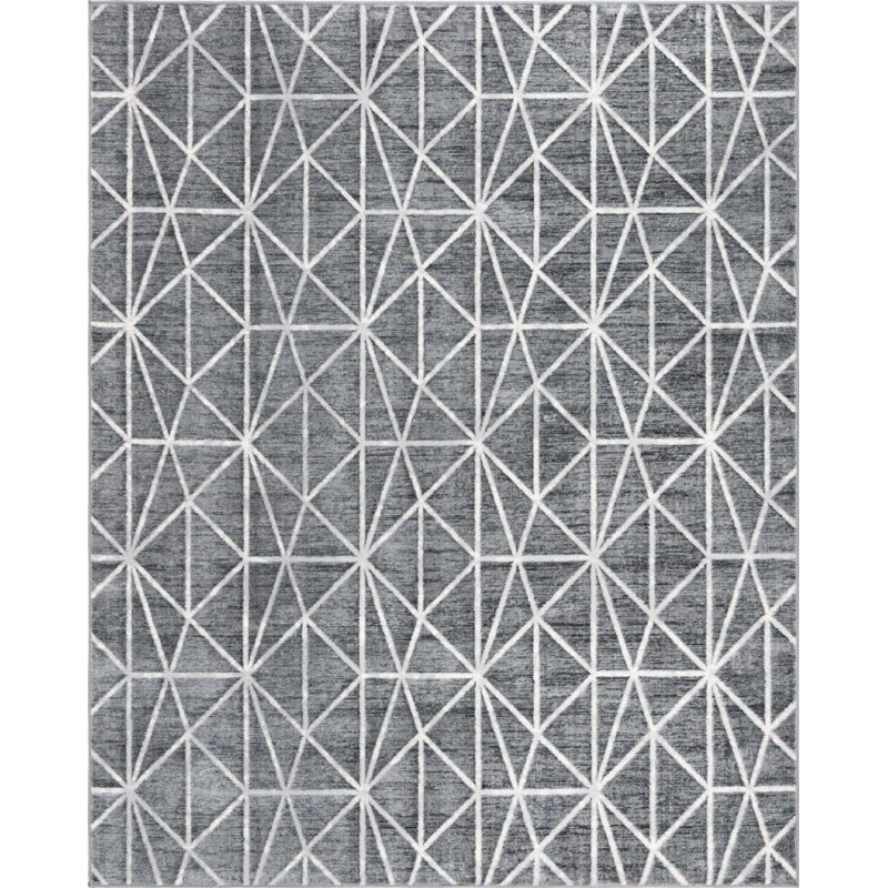 Clidy Abstract Indoor Rug, Rectangle 8' x 10'