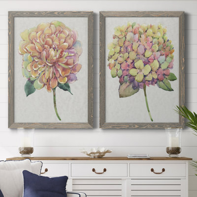 " Floral I " 2 - Pieces