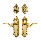 Nostalgic Warehouse Victorian Entry Set with Manor Lever