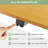 Klazien Adjustable Metal Base Standing Desk