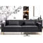 Canapé 85,8 po en velours 3 places-1042448538