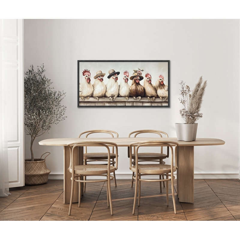 Art mural toile Cluck Couture