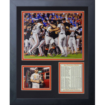 Souvenirs encadrée mlb san francisco géants 2014 the world series champions