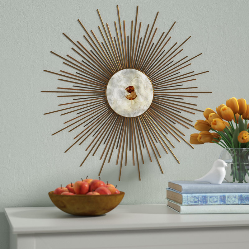 Metal Capiz Wall Decor