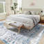 Tapis lavable rétro, antidérapant, à poils courts, résistant aux taches, tapis décoratif Boho pour la cuisine, le couloir, le salon, la chambre à coucher, rouge / brun.-1411007871