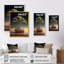 Bonsai Tree on Sand I - Impression sur toile-86492826-86492831