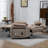 Lajuane Lay Flat Recliner in 74.8" Length, Dual Motor Power Lift Chair with Lumbar Pillow, Wireless Phone Charger & Cup Holder