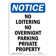 SignMission No Loitering No Overnight Parking Sign | Wayfair