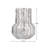 Jhonathon 7" Textured Clear Glass Table Vase-1671581206-1672266903