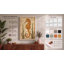 Seahorse Mosaic Coastal - Wrapped Canvas-1707573622-1707573621
