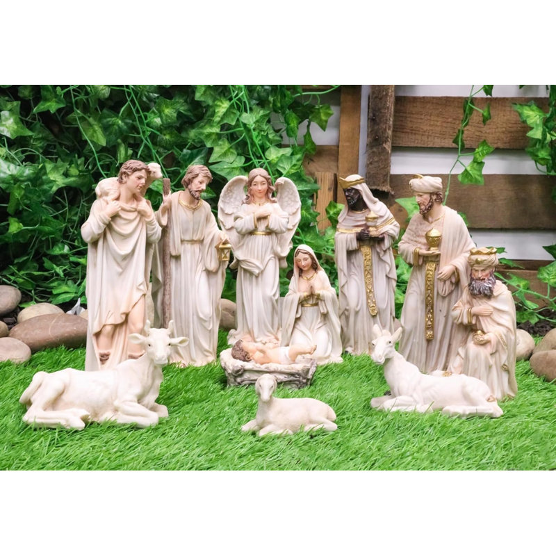 Figurine de Noël crèche de Noël de 8 po