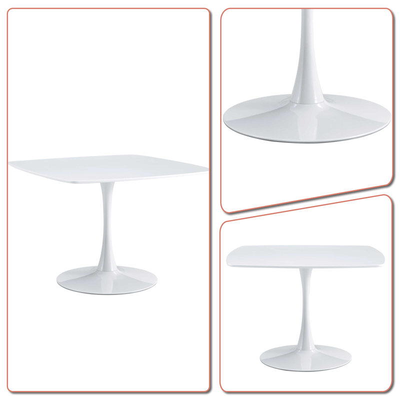 Table de salle à manger Princeton, Blanc, L 42,12 po x L 42,12 po