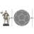Medieval Nuremberg Castle Guard Gothic Knight Figurine