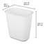 Poubelle à couvercle ouvert 9 gallons Sterilite-101564749-115280871
