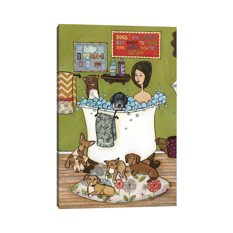 Foster Theraphy by Jamie Morath - Wrapped Canvas Gallery-Wrapped Canvas Giclée, 20.32 cm H x 30.48 cm W