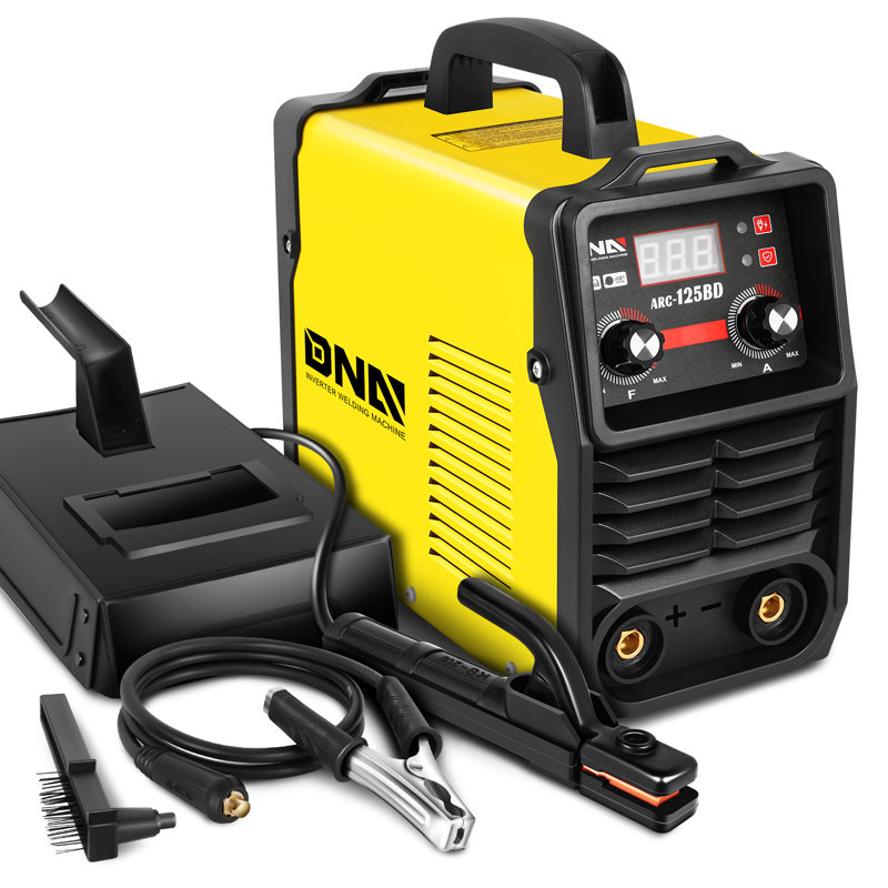 Welder Machine, 120A/110V Portable ARC Welding Machine IGBT, DIY Welding, with LED Digital Display, Yellow