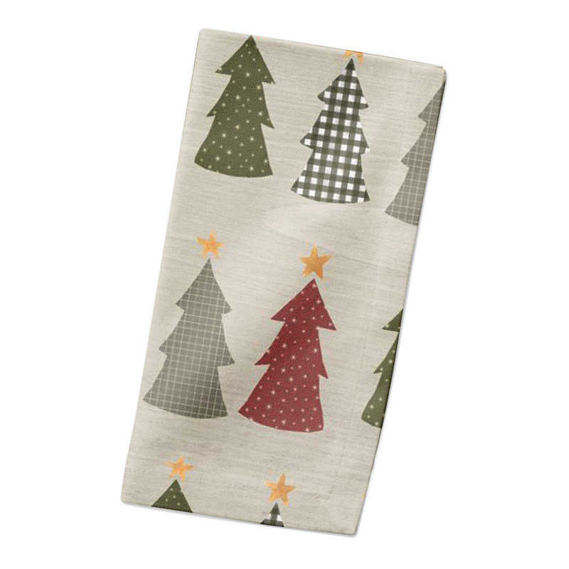 Serviette en coton 10 po Divith, Crème
