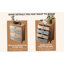 Commode 4 tiroirs, coffre de rangement rustique pour chambre à coucher, salon