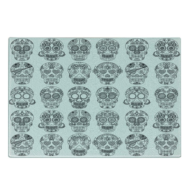 Planche à découper en verre trempé Ambesonne