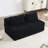 Boneless 55" Foldable Sleeper Sofa Bed Corduroy Compression Couch Bed with 2 Pillows - No Assembly Required-1719865095