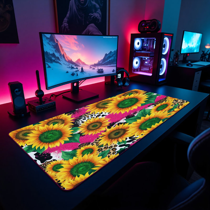 Polyester Desk Pad, 31.5x15.5