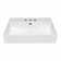 Whitehaus Collection 24" Rectangular Wall Mount Basin With Faucet Drilling Options And Overflow