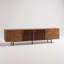 Meuble télé et table basse style Mid-Century moderne (ensemble de 2)