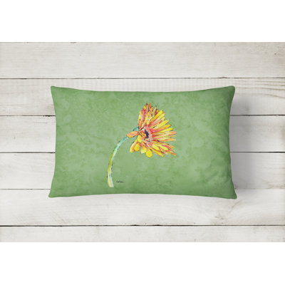 Gerber Daisy Indoor/Outdoor Throw Pillow
