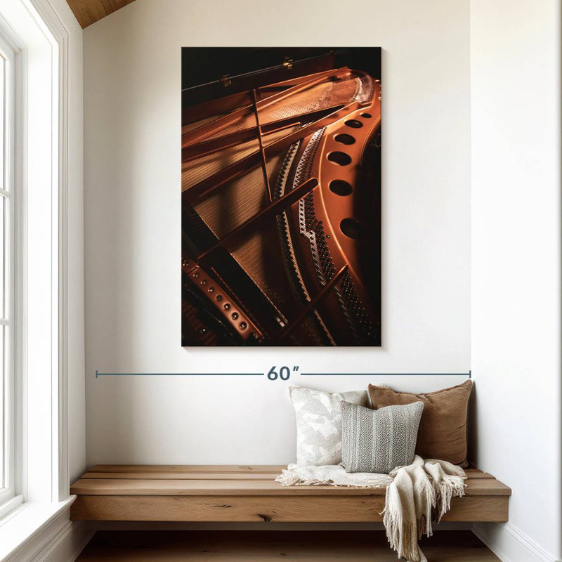 Abarca Piano Strings And Frame, 48" H x 32" W