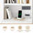 71"H X 94.4"W Book Cabinet Storage Bookcase with USB & Type-C Charging Ports and LED Lights (4A)-2090518913