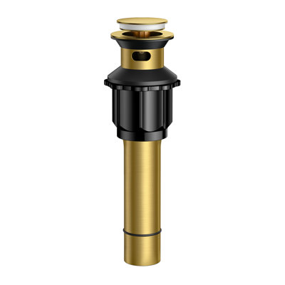 Pop-up Bathroom Sink Drain Stopper With Overflow